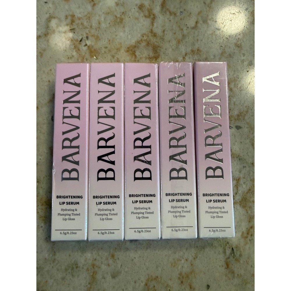 Barvena Brightening Lip Serum 5 Pack Hydrating Plumping Tinted Gloss BN8500